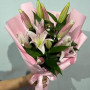 3 розовые лилии